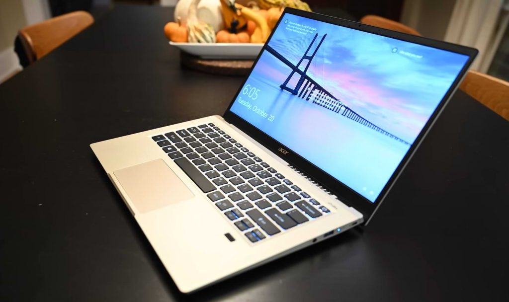 Esta es la última línea de portátiles Acer 2020-con CPU Intel Tiger Lake