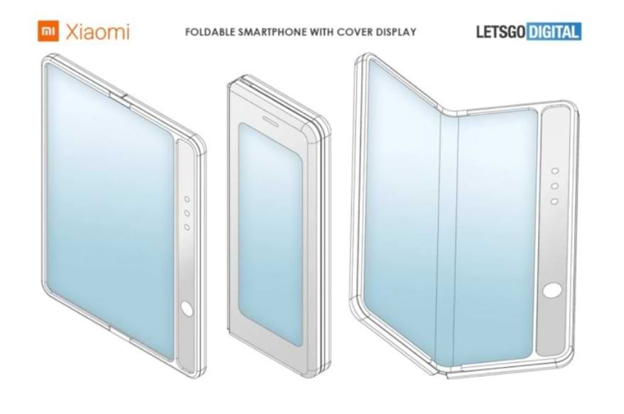 Xiaomi registra una patente para un nuevo teléfono inteligente plegable, ahora parece similar al Galaxy-Fold