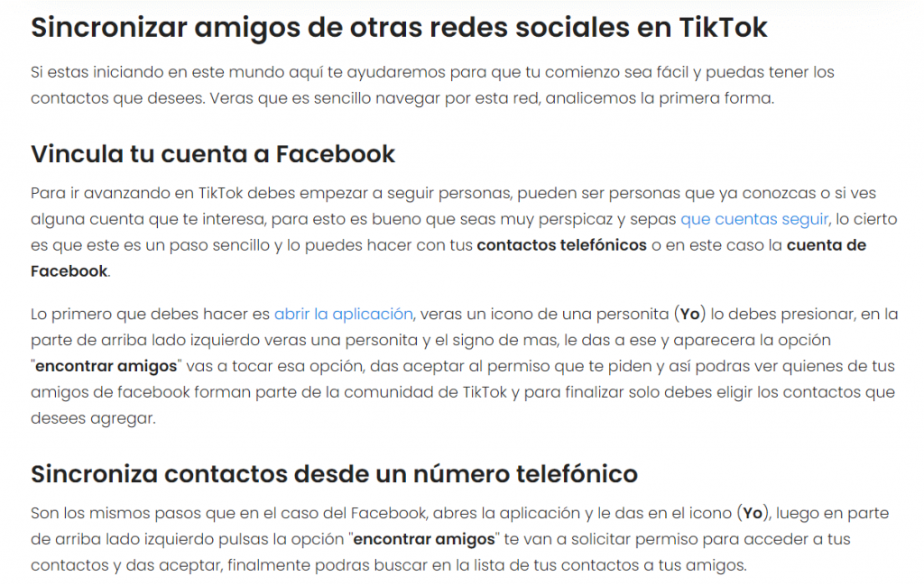 Cómo buscar un usuario de TikTok - Sincroniza amigos de redes sociales