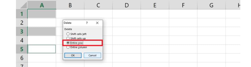 Cómo eliminar columnas y filas en Microsoft Excel
