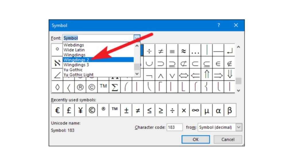 crear una casilla de verificación en un documento de Microsoft Word