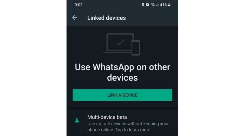 Cómo utilizar la función multidispositivo de WhatsApp Beta